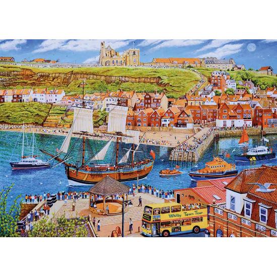 Gibsons Endeavour Harbour, Whitby Puzzle 1000 pièces