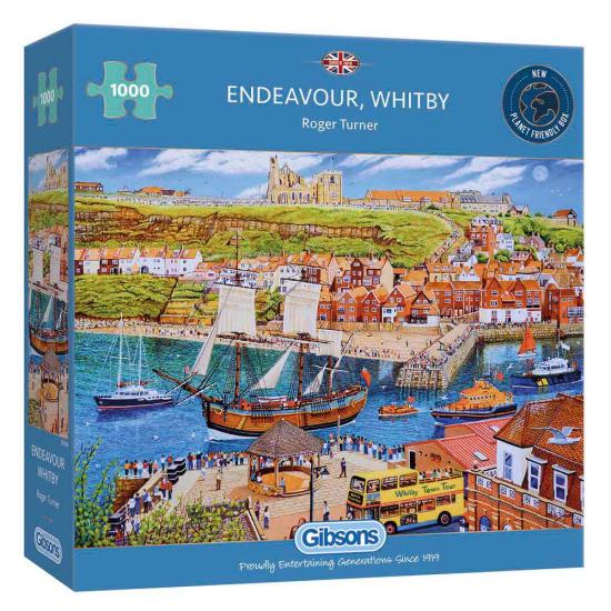 Gibsons Endeavour Harbour, Whitby Puzzle 1000 pièces