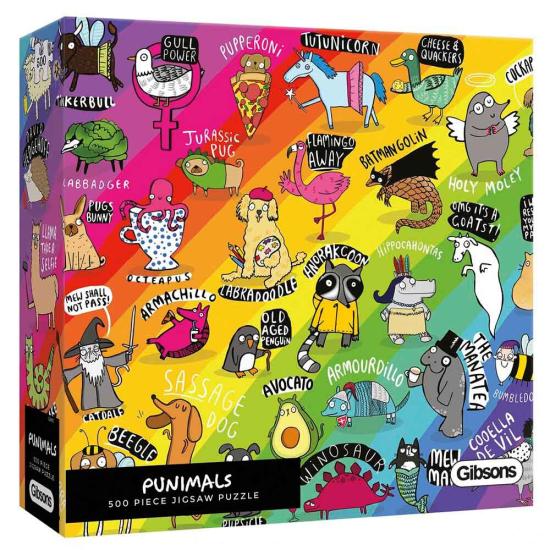 Gibson's Punimals Puzzle 500 pièces