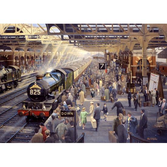 Gibsons Puzzle Samedi après-midi à la gare 1000 pièces