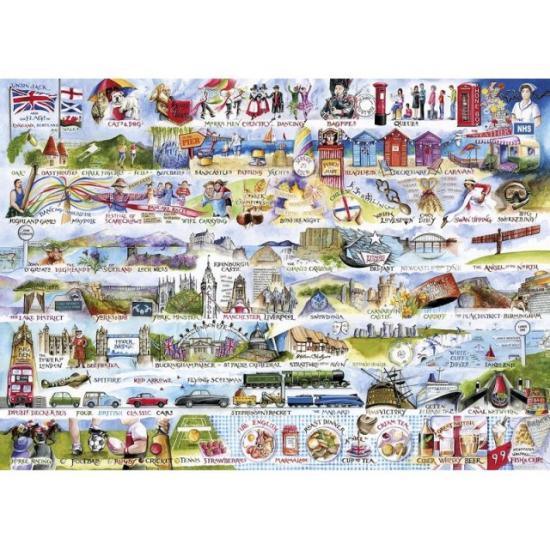 Gibsons Cream Teas and Tailing Puzzle 1000 pièces