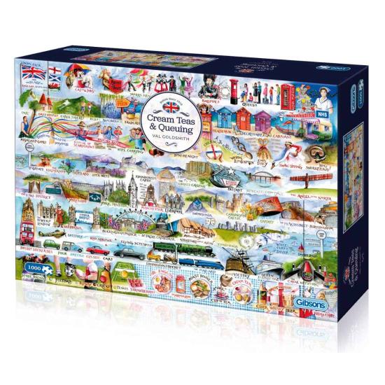 Gibsons Cream Teas and Tailing Puzzle 1000 pièces
