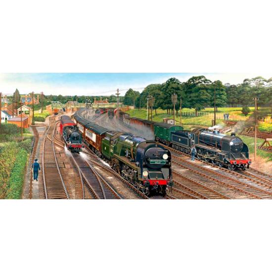 Gibsons Trains en Angleterre Puzzle 636 pièces