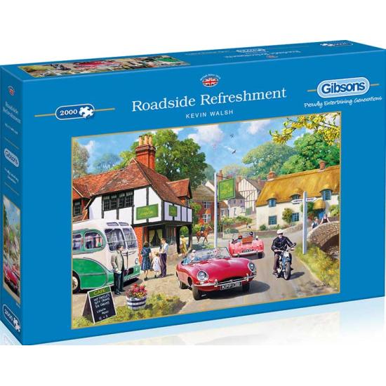 Puzzle Gibsons Un soda sur la route 2000 pièces