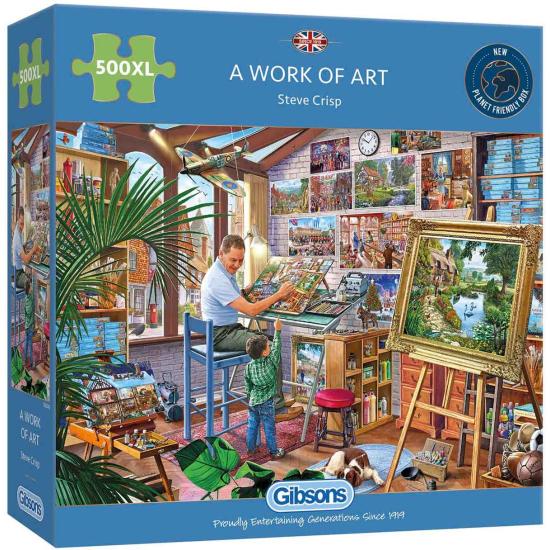 Gibsons Puzzle A Work of Art 500 pièces XXL