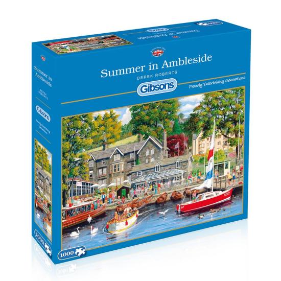 Gibsons Summer in Ambleside Puzzle 1000 pièces