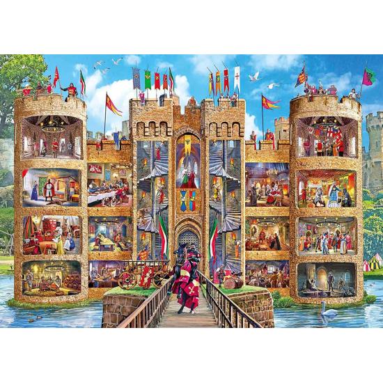 Gibsons Vues intérieures du château Puzzle 1000 pièces