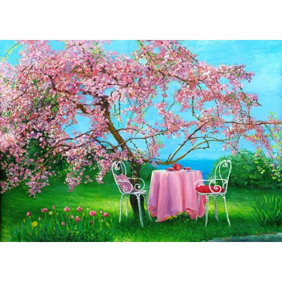 Puzzle Doré Printemps Déjeuner 500 Pièces