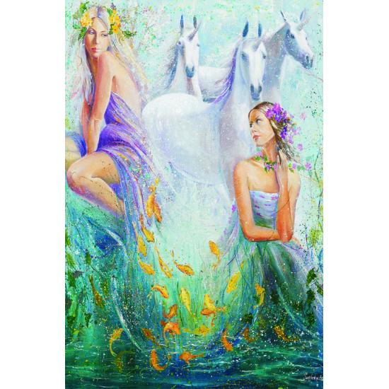 Puzzle Or Rue des Licornes 1000 pièces