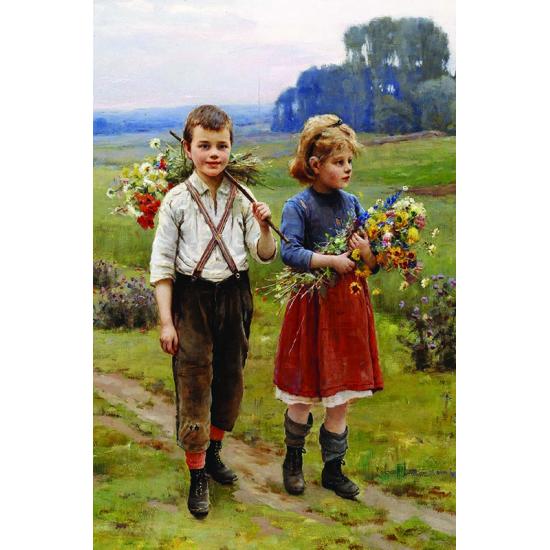 Puzzle Gold Boys on the Road 500 pièces