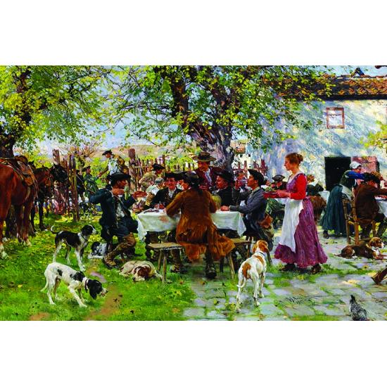 Puzzle Or Le Déjeuner des Chasseurs 1000 Pièces Puzzle Or Le Déjeuner des Chasseurs 1000 Pièces