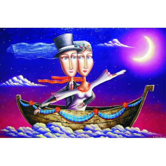 Puzzle Or La Lune de miel 1000 pièces