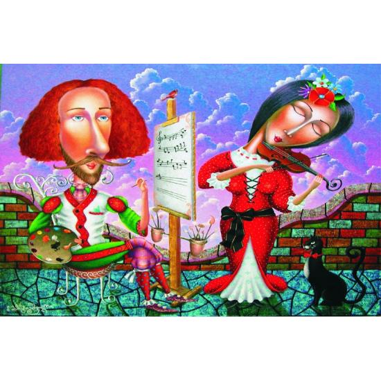 Puzzle Or Portrait Musical 1000 Pièces