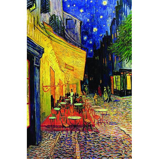 Puzzle Or Terrasse Café Nuit 1000 pièces