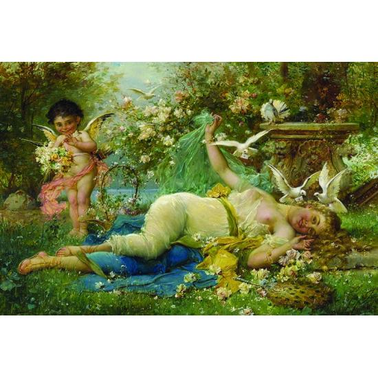 Puzzle Vénus et Cupidon doré 2000 pièces Puzzle Vénus et Cupidon doré 2000 pièces