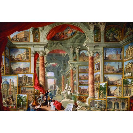 Puzzle doré Vue de la Rome moderne 2000 pièces