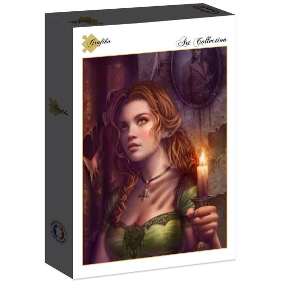 Puzzle Grafika À la Lumière d'une Bougie 2000 Pièces