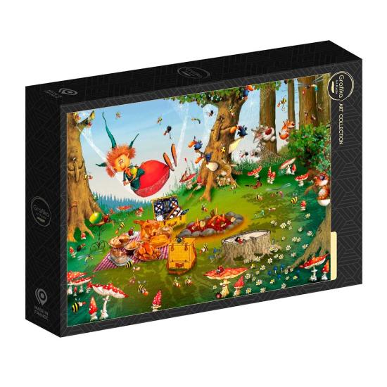 Puzzle Grafika Camping de la Sorcière de 1000 Pieces