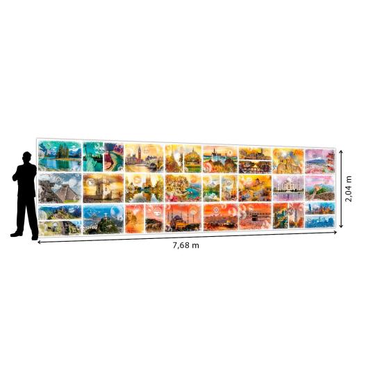 Puzzle Grafika Voyage autour du monde 48000 pièces