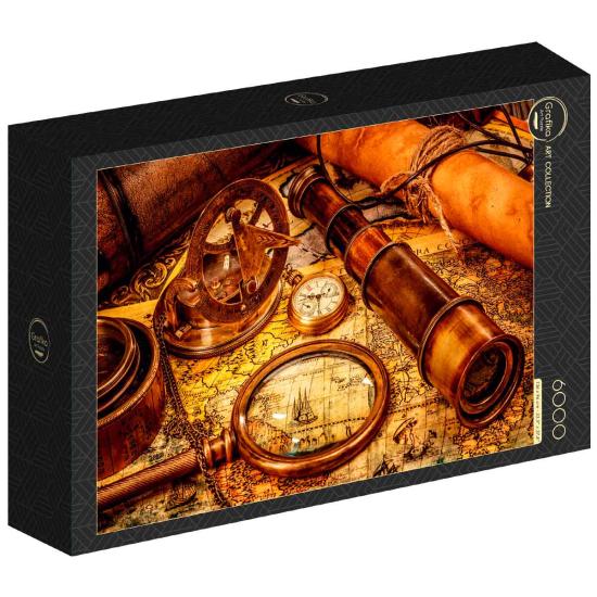Puzzle Grafika Vintage Carte de Navigation 6000 Pièces