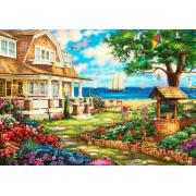 Puzzle Grafika Cottage Du Jardin Marin 1000 Pieces