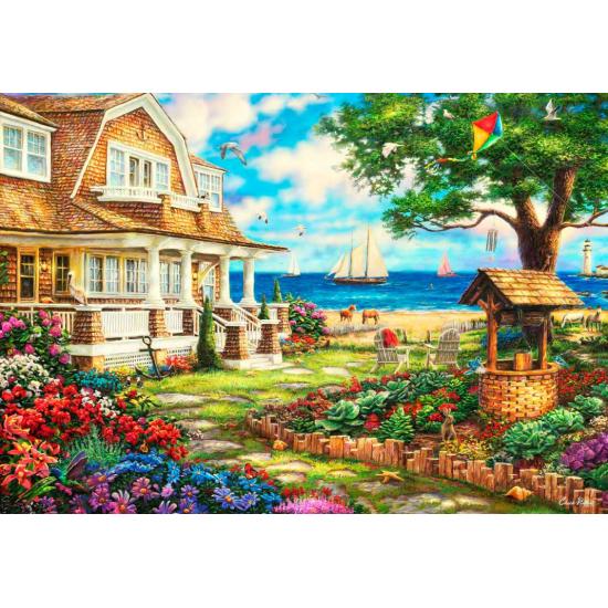 Puzzle Grafika Cottage Du Jardin Marin 1000 Pieces