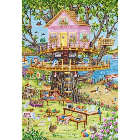 Puzzle Grafika Cabane dans les arbres 1000 Pieces Puzzle Grafika Cabane dans les arbres 1000 Pieces