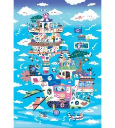 Puzzle Grafika Maison Volante 1000 Pieces