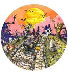 Puzzle circulaire Grafika Halloween 501 Pièces