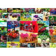 Grafika Puzzle Collage de Vélos 1500 Pièces
