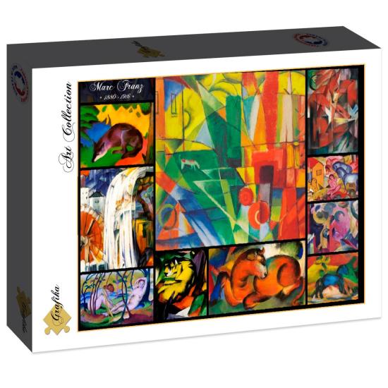 Grafika Collage Puzzle par Franz Marc 2000 pièces