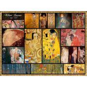 Puzzle Grafika Collage par Gustav Klimt 2000 pièces