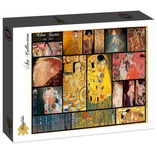 Puzzle Grafika Collage par Gustav Klimt 2000 pièces Puzzle Grafika Collage par Gustav Klimt 2000 pièces