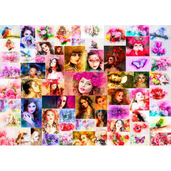Puzzle Grafika Collage de Femmes 1500 Pièces