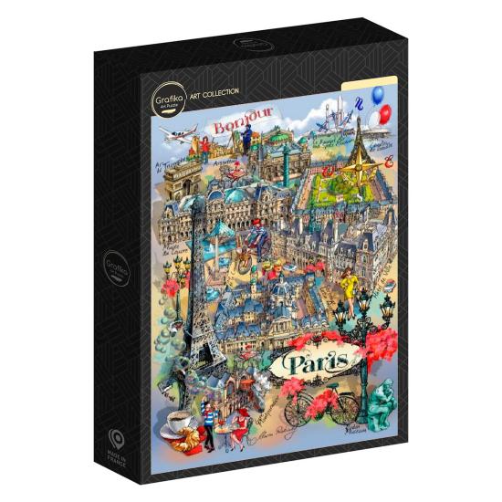Puzzle Grafika Paris Collage de 1000 Pieces Puzzle Grafika Paris Collage de 1000 Pieces