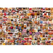Puzzle Grafika Collage de Gâteaux 1500 Pièces