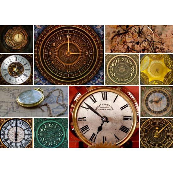 Puzzle Grafika Collage d'Horloges 1500 Pièces Puzzle Grafika Collage d'Horloges 1500 Pièces