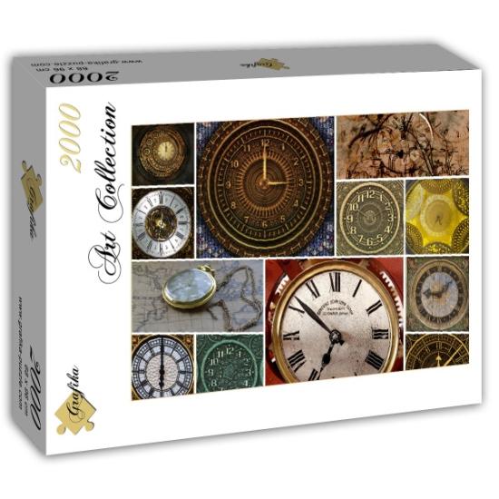 Puzzle Grafika Collage d'Horloges 1500 Pièces Puzzle Grafika Collage d'Horloges 1500 Pièces
