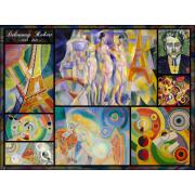 Grafika Collage Puzzle par Robert Delaunay 2000 pièces