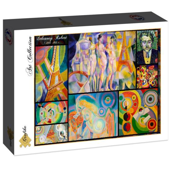 Grafika Collage Puzzle par Robert Delaunay 2000 pièces