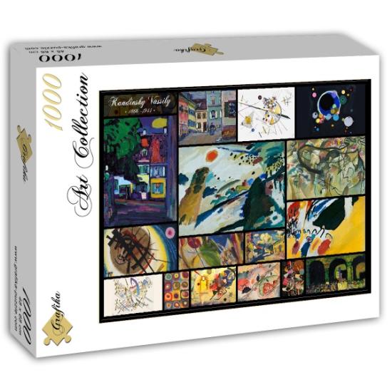 Wassily Kandinsky Grafika Collage Puzzle 1000 pièces
