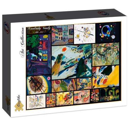Wassily Kandinsky Grafika Collage Puzzle 2000 pièces Wassily Kandinsky Grafika Collage Puzzle 2000 pièces