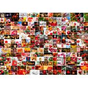 Puzzle Grafika Collage de Noël 1500 pièces
