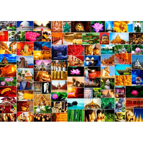 Puzzle Grafika Collage Zen 1500 Pièces