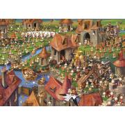 Puzzle Grafika Lapins de 1000 Pieces