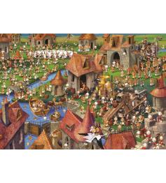 Puzzle Grafika Lapins de 1000 Pieces