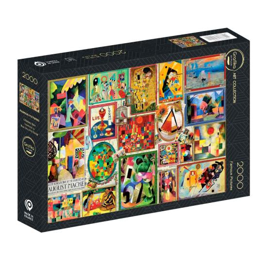 Grafika Puzzle De Célèbres Tableaux 2000 pièces