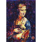 Puzzle Grafika Dame à l'Hermine (Da Vinci) 1500 Pièces
