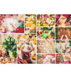 Puzzle Grafika Friandises De Noël 2000 Pièces