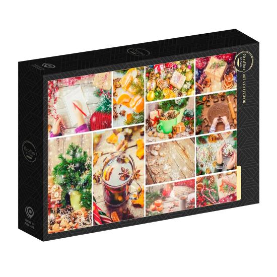 Puzzle Grafika Friandises De Noël 2000 Pièces